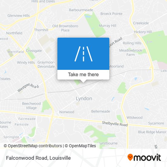 Falconwood Road map