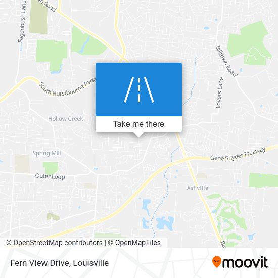 Fern View Drive map