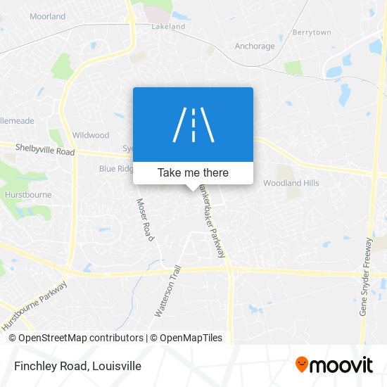 Mapa de Finchley Road