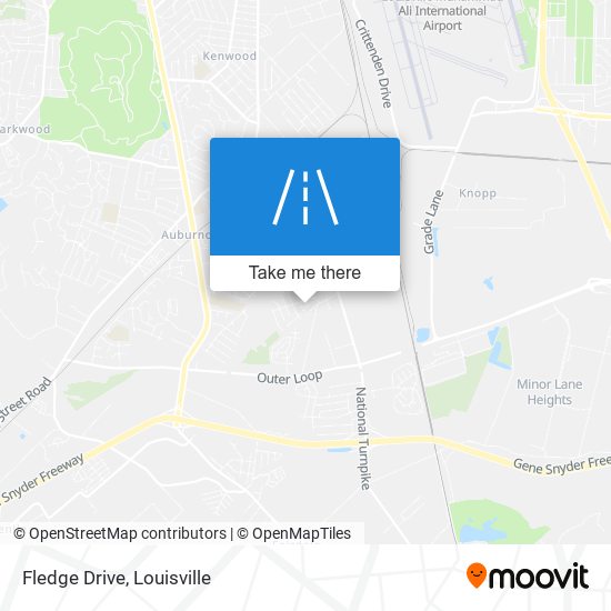 Fledge Drive map