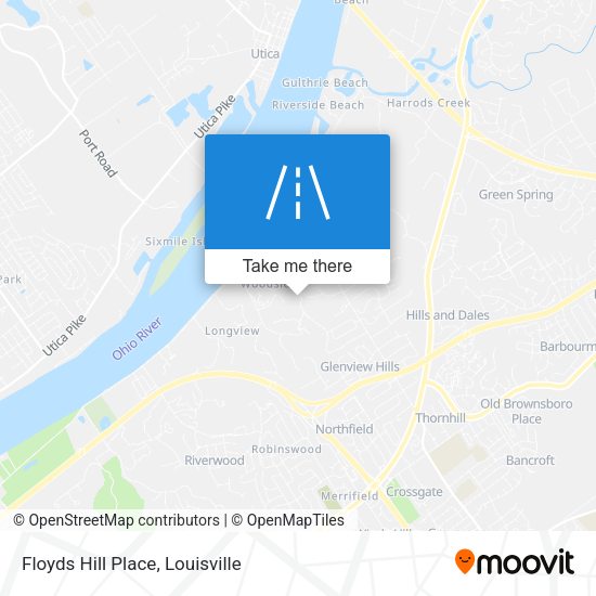 Floyds Hill Place map