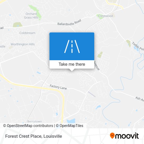 Forest Crest Place map