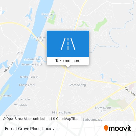 Forest Grove Place map