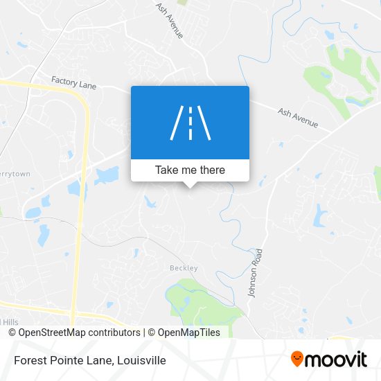 Forest Pointe Lane map