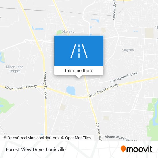 Forest View Drive map