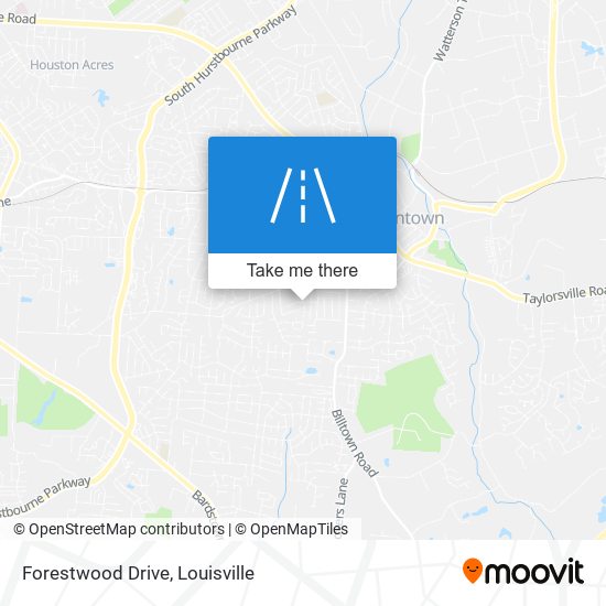 Forestwood Drive map