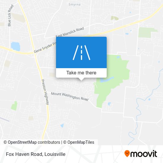 Mapa de Fox Haven Road