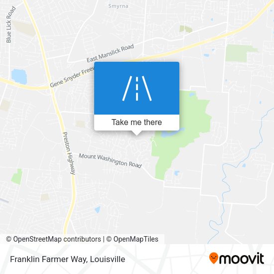 Franklin Farmer Way map