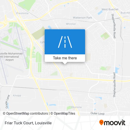 Mapa de Friar Tuck Court