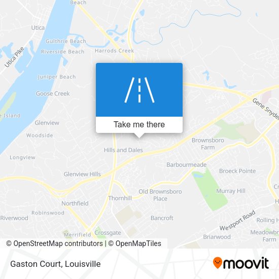 Mapa de Gaston Court