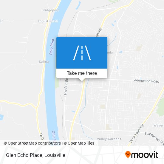 Glen Echo Place map