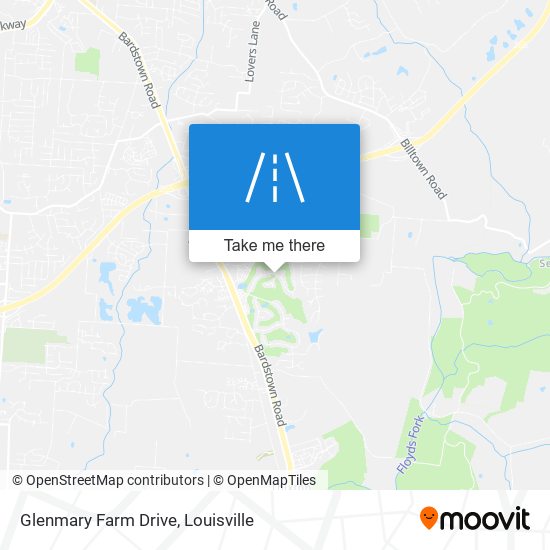 Glenmary Farm Drive map