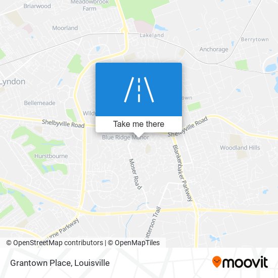 Grantown Place map