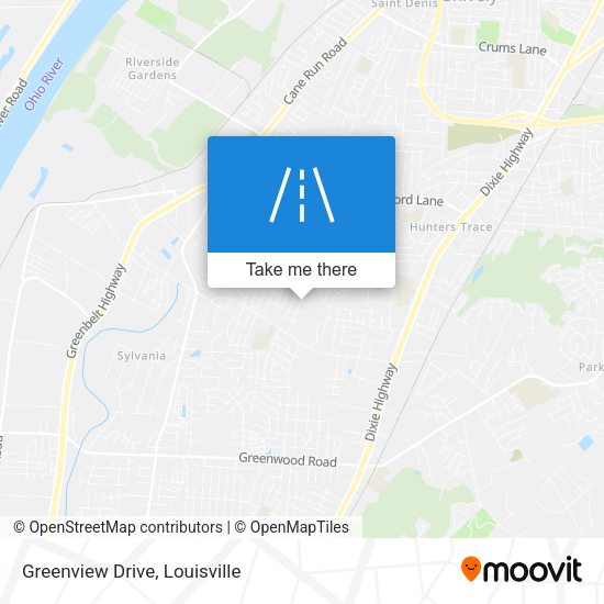 Mapa de Greenview Drive