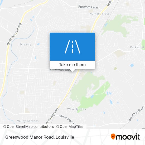 Mapa de Greenwood Manor Road