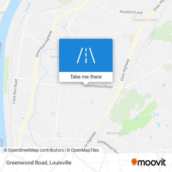 Mapa de Greenwood Road