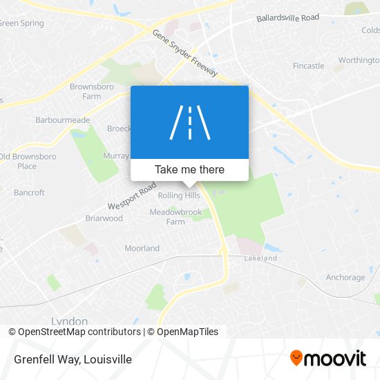 Grenfell Way map