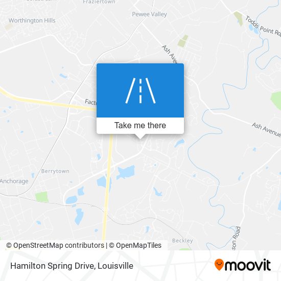 Hamilton Spring Drive map