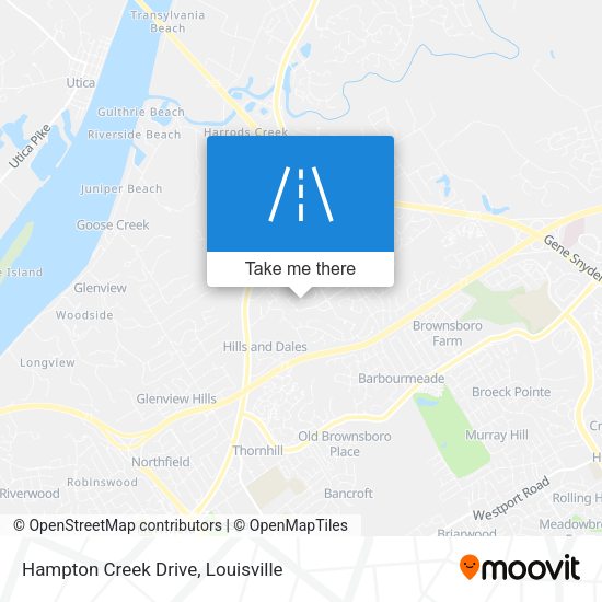 Mapa de Hampton Creek Drive
