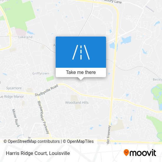 Harris Ridge Court map