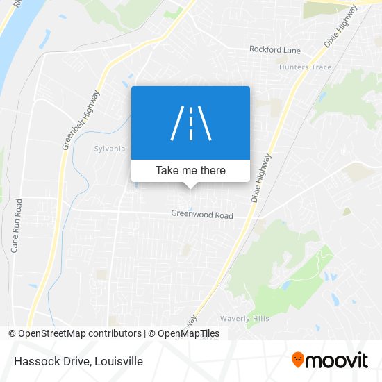 Hassock Drive map