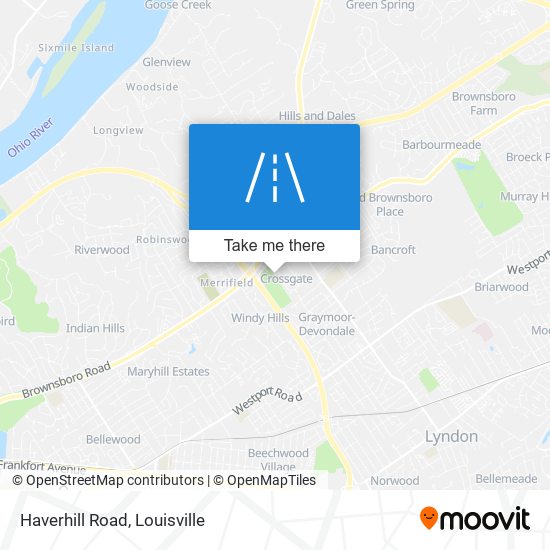 Haverhill Road map