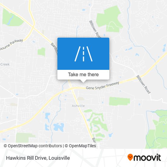 Mapa de Hawkins Rill Drive