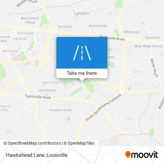 Hawkshead Lane map