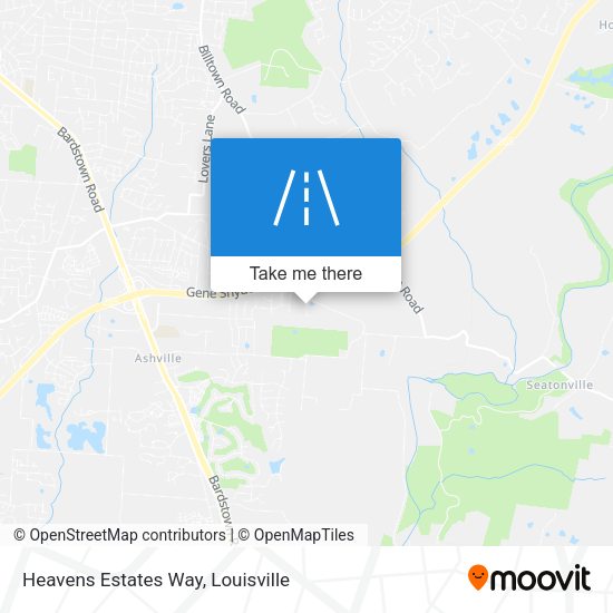 Heavens Estates Way map