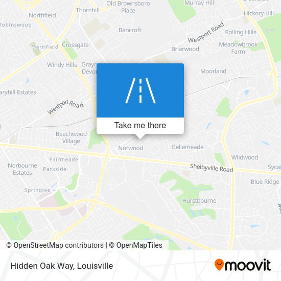Mapa de Hidden Oak Way