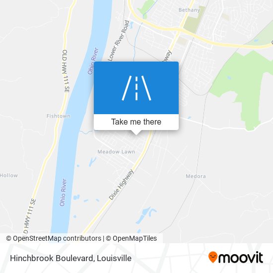 Mapa de Hinchbrook Boulevard