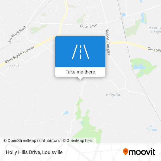 Holly Hills Drive map