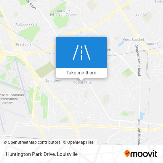 Huntington Park Drive map