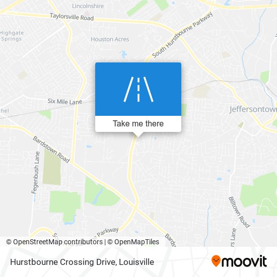 Hurstbourne Crossing Drive map