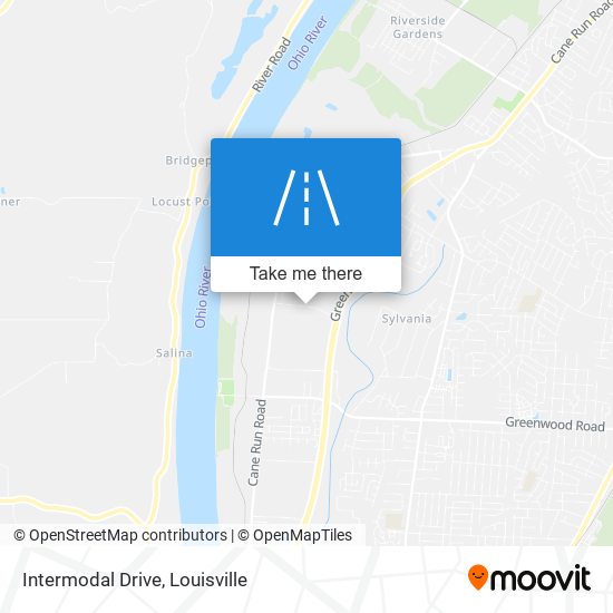 Intermodal Drive map