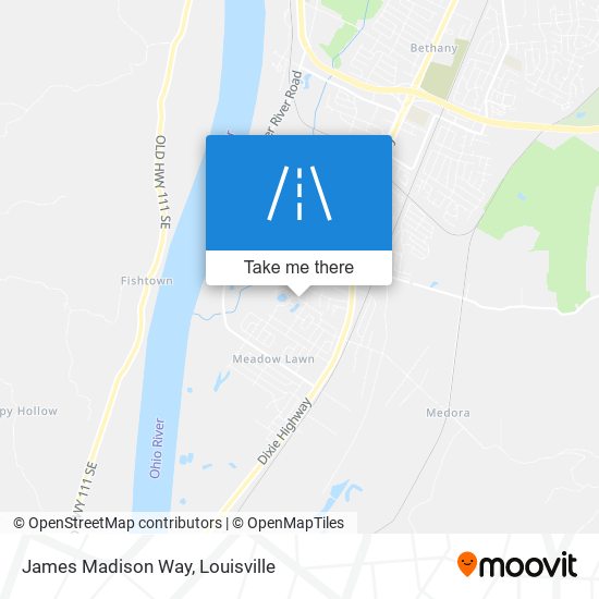 James Madison Way map