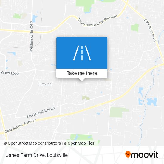 Janes Farm Drive map