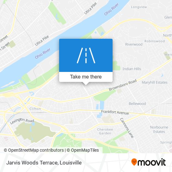 Mapa de Jarvis Woods Terrace