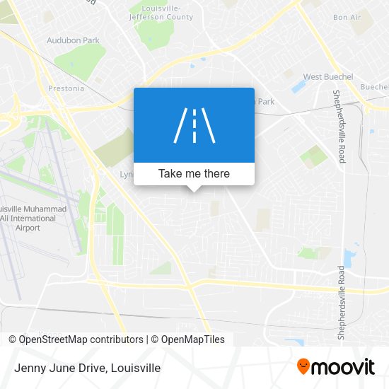 Jenny June Drive map