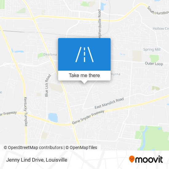 Jenny Lind Drive map