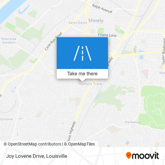 Joy Lovene Drive map