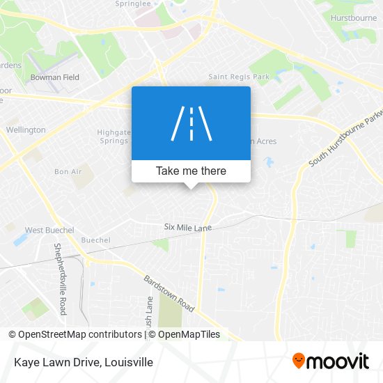 Kaye Lawn Drive map