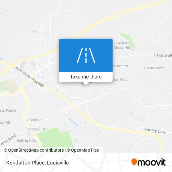 Kendalton Place map
