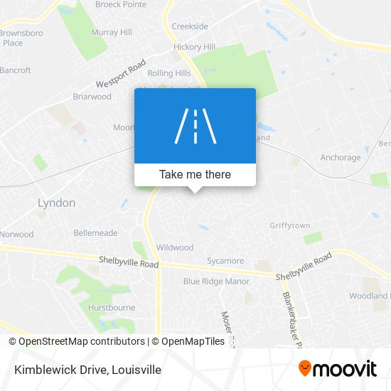 Kimblewick Drive map