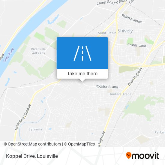 Koppel Drive map