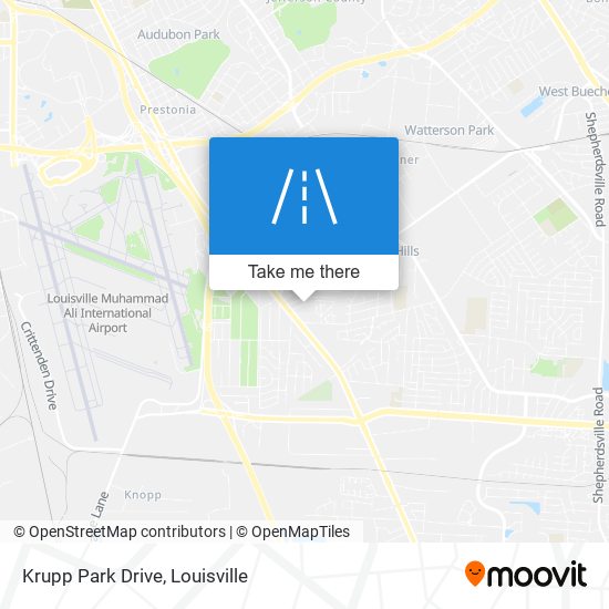 Krupp Park Drive map