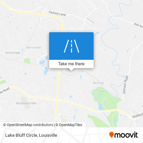 Lake Bluff Circle map