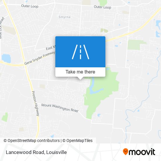 Lancewood Road map