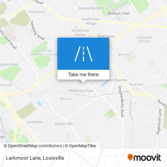 Mapa de Larkmoor Lane