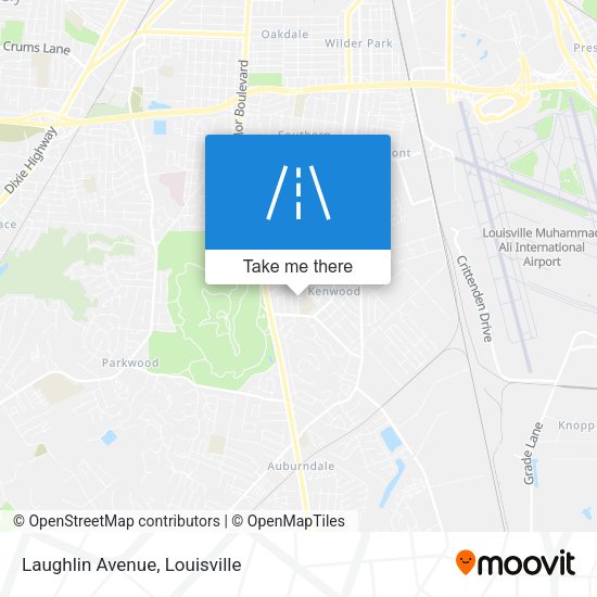 Mapa de Laughlin Avenue